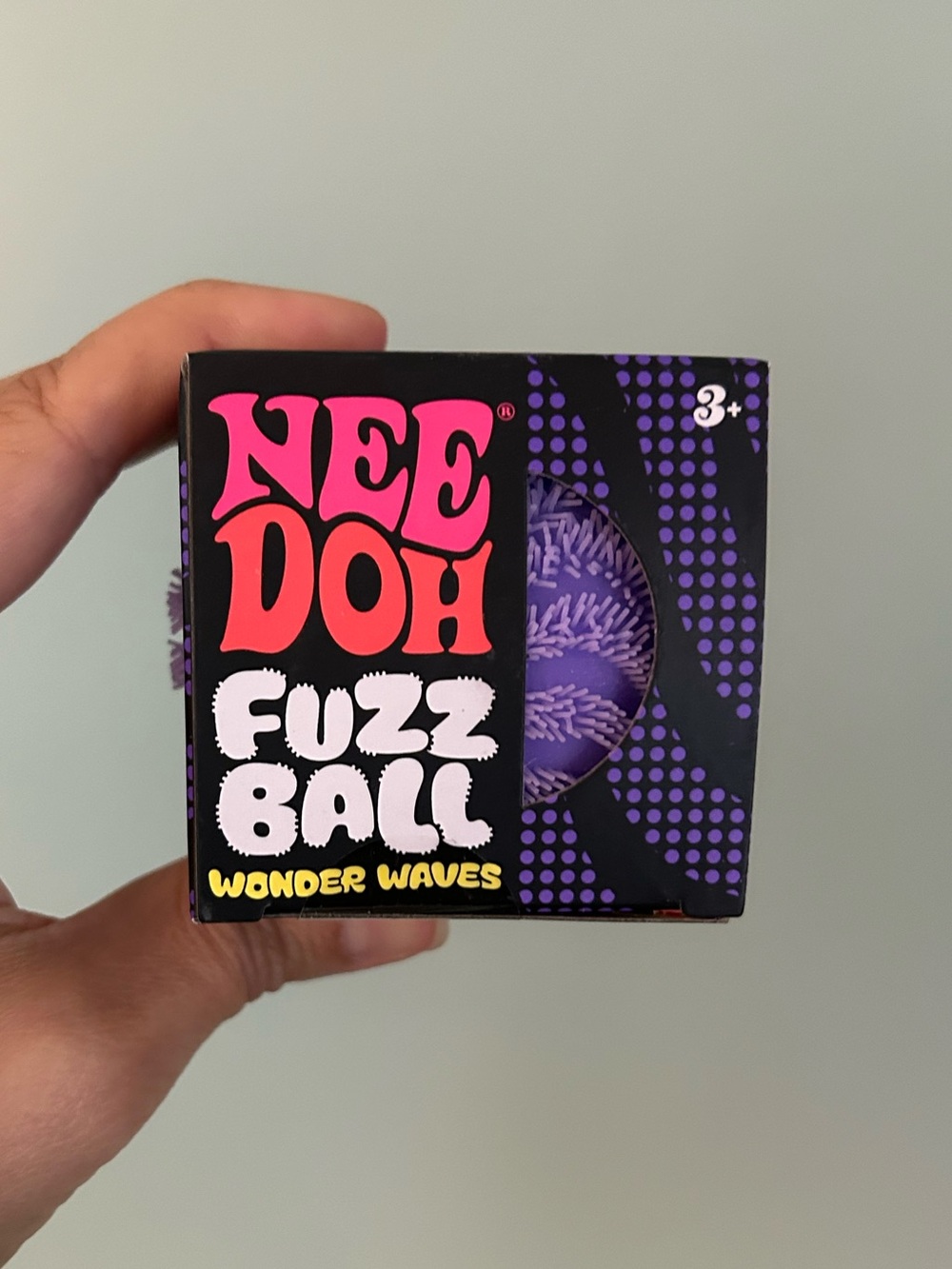 NeeDoh Fuzz Ball Wonder Waves - Purple